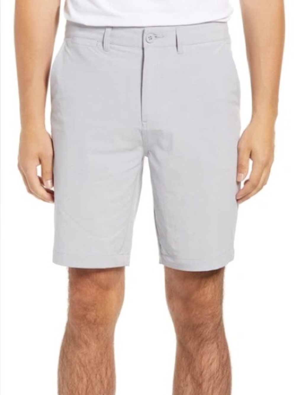 johnnie-O Men's Wyatt Prep-Performance Golf Shorts Khaki Beige Size 52